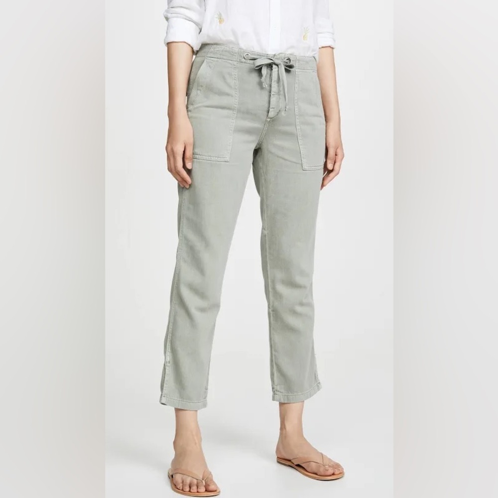 3/$20⚡️ Joe's Jean Relaxed Ankle Drawstring Casual Pants Vented Ankle Green